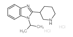 1-Isopropyl-2-piperidin-3-yl-1H-benzoimidazole dihydrochloride Structure