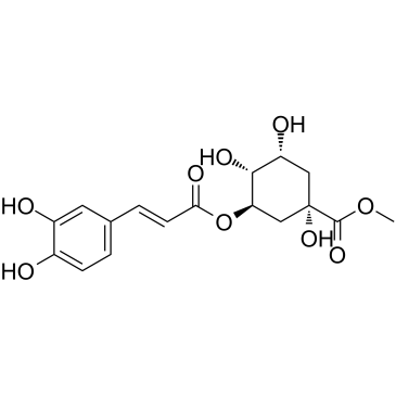 3-O-Caffeoylquinic acid methyl ester Structure