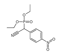 2-diethoxyphosphoryl-2-(4-nitrophenyl)acetonitrile结构式