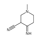 4-imino-1-methylpiperidine-3-carbonitrile Structure