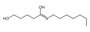 N-heptyl-5-hydroxypentanamide Structure