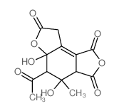 Furo[3,2-e]isobenzofuran-1,3,7(4H)-trione,5-acetyl-3a,5,5a,8-tetrahydro-4,5a-dihydroxy-4-methyl- picture