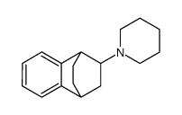 1-(1,8,9,10,11,12-hexahydrotricyclo[6.2.2.02,7]dodeca-3,9-dien-9-yl)piperidine Structure