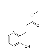 ethyl 3-(3-hydroxy-2-pyridinyl)propanoate Structure