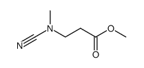 methyl 3-(N-methylcyanamido)propanoate Structure