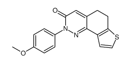 2-(4-methoxyphenyl)-5,6-dihydrothieno[2,3-h]cinnolin-3-one Structure