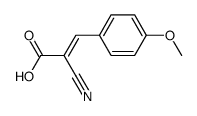 (E)-2-cyano-3-(4-methoxyphenyl)acrylic acid Structure