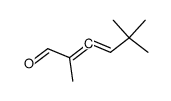 2,5,5-trimethyl-2,3-hexadienal Structure
