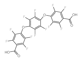 Benzoic acid,4,4'-[(2,3,5,6-tetrafluoro-1,2-phenylene)bis(oxy)]bis[2,3,5,6-tetrafluoro-(9CI)结构式