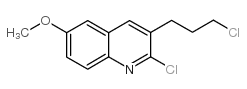 2-Chloro-3-(3-chloropropyl)-6-methoxyquinoline structure