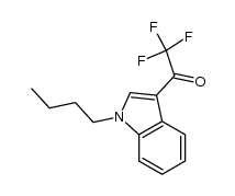 1-butyl-3-trifluoroacetylindole Structure