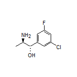 (1S,2R)-2-Amino-1-(3-chloro-5-fluorophenyl)-1-propanol Structure