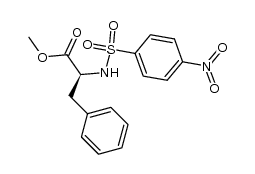 (S)-methyl 2-(4-nitrophenylsulfonamido)-3-phenylpropanoate Structure