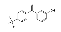 4'-trifluoromethyl-3-hydroxy-benzophenone Structure