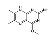 4-methoxy-6,7-dimethylpteridin-2-amine结构式