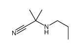 2-Methyl-2-(propylamino)propanenitrile Structure