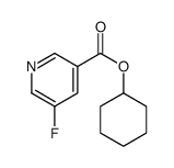 cyclohexyl 5-fluoropyridine-3-carboxylate结构式