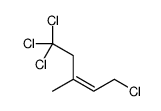 1,5,5,5-tetrachloro-3-methylpent-2-ene Structure