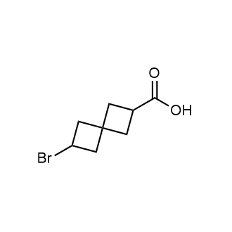 6-溴螺[3.3]庚烷-2-羧酸结构式