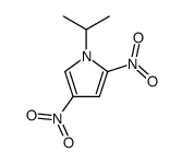 2,4-dinitro-1-propan-2-ylpyrrole结构式