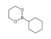 2-Cyclohexyl-1,3,2-dioxaborinane Structure