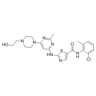 Dasatinib (BMS-354825) Structure