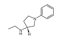 (3R)-N-ethyl-1-phenyl-pyrrolidin-3-amine structure