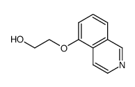 Ethanol, 2-(5-isoquinolinyloxy)- (9CI) structure