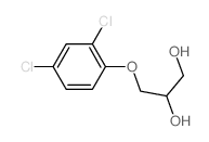 1,2-Propanediol,3-(2,4-dichlorophenoxy)- structure