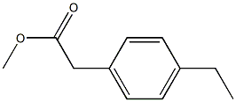 (4-Ethylphenyl)acetic acid methyl ester结构式