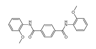 N.N'-Bis-<2-methoxy-phenyl>-terephthalsaeure-diamid结构式