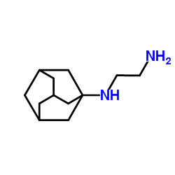 N-(1-金刚烷基)乙二胺结构式