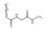 N-DIAZOACETYLGLYCINEMETHYLAMIDE Structure