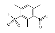 3-nitro-2,4,6-trimethylbenzenesulfonyl fluoride结构式