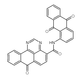 N-(9,10-二氢-9,10-二氧代-1-蒽基)-7-氧代-7H-苯并[E]啶-4-甲酰胺结构式