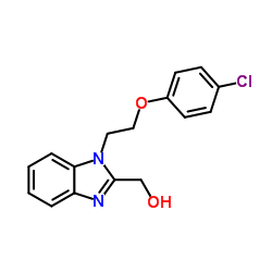 {1-[2-(4-Chlorophenoxy)ethyl]-1H-benzimidazol-2-yl}methanol结构式