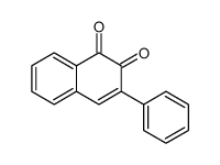 3-phenylnaphthalene-1,2-dione Structure