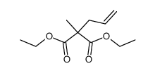 2-Allyl-2-MethylMalonic Acid Eiethyl Ester结构式