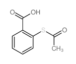 Acetylthiosalicylic acid结构式