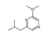 N,N-dimethyl-6-(2-methylpropyl)pyrazin-2-amine Structure