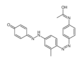 N-[4-[[4-[(4-hydroxyphenyl)azo]-2-methylphenyl]azo]phenyl]acetamide结构式