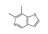 Thieno[3,2-c]pyridine, 6,7-dimethyl- (9CI) structure