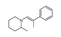 2-methyl-1-(2-phenylprop-1-enyl)piperidine结构式