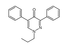 3,5-diphenyl-1-propylpyridazin-4-one Structure