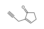 2-prop-2-ynylcyclopent-2-en-1-one Structure