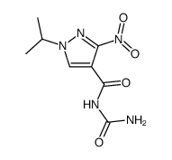 1-isopropyl-3-nitro-1H-pyrazole-4-carboxylic acid carbamoylamide Structure