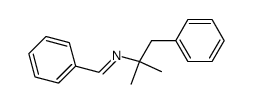 benzylidene-(1,1-dimethyl-2-phenyl-ethyl)-amine Structure