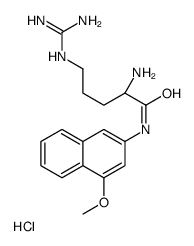 H-ARG-4M-BETANA HYDROCHLORIDE SALT Structure