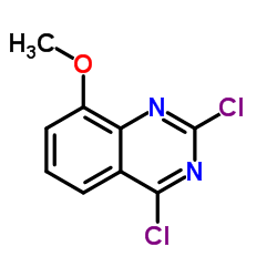 2,4-Dichloro-8-methoxyquinazoline Structure