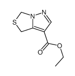 4,5-dihydro-6-thia-1,7a-diazaindene-3-carboxylic acid ethylester Structure